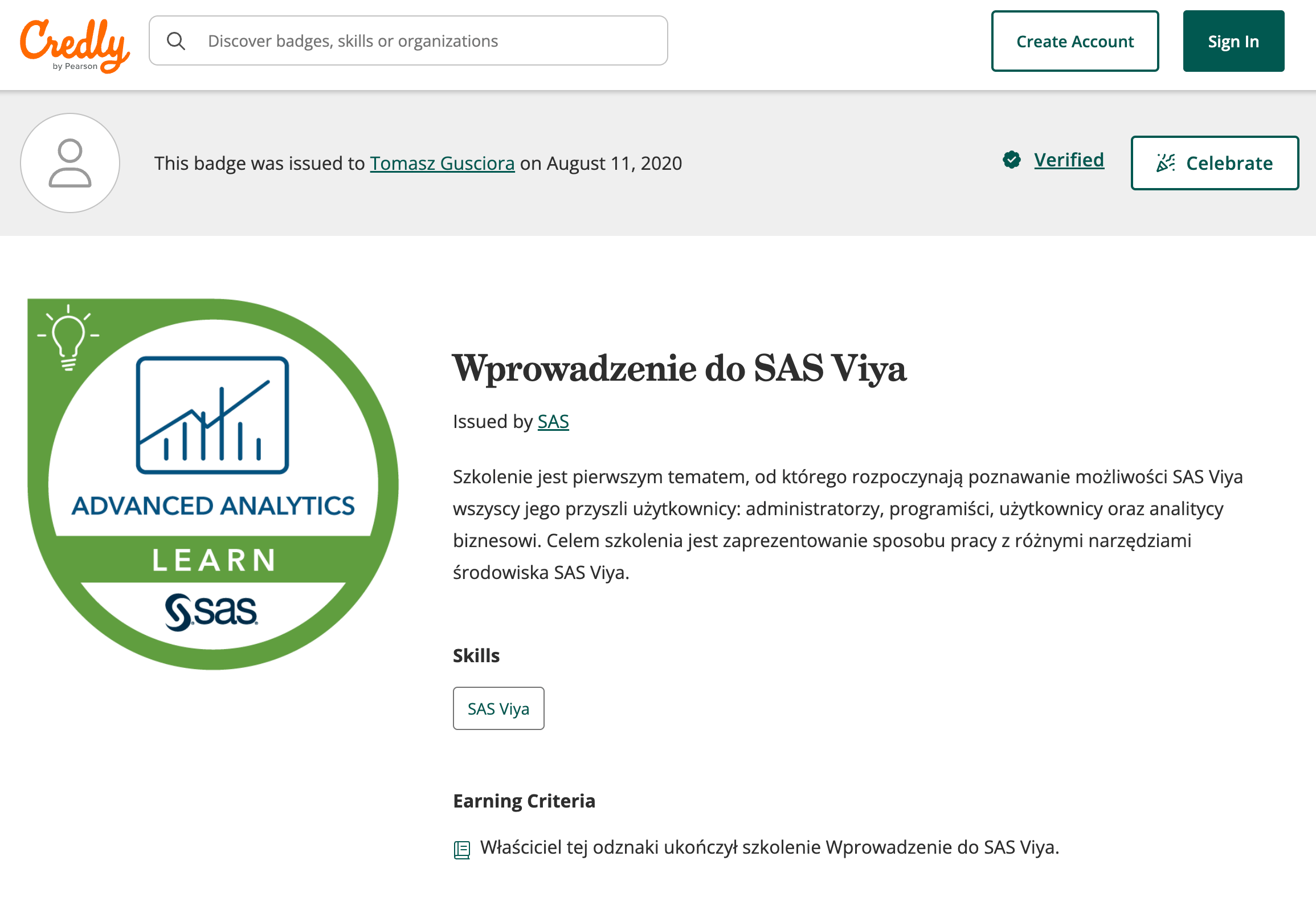 2020-08: SAS Viya: Introduction